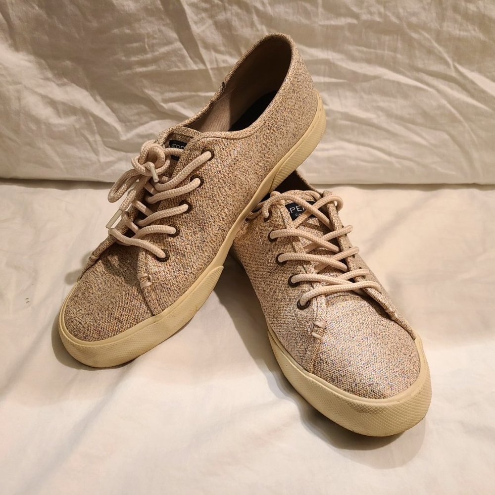 Sperry Pier View Confetti Sparkle Sneaker